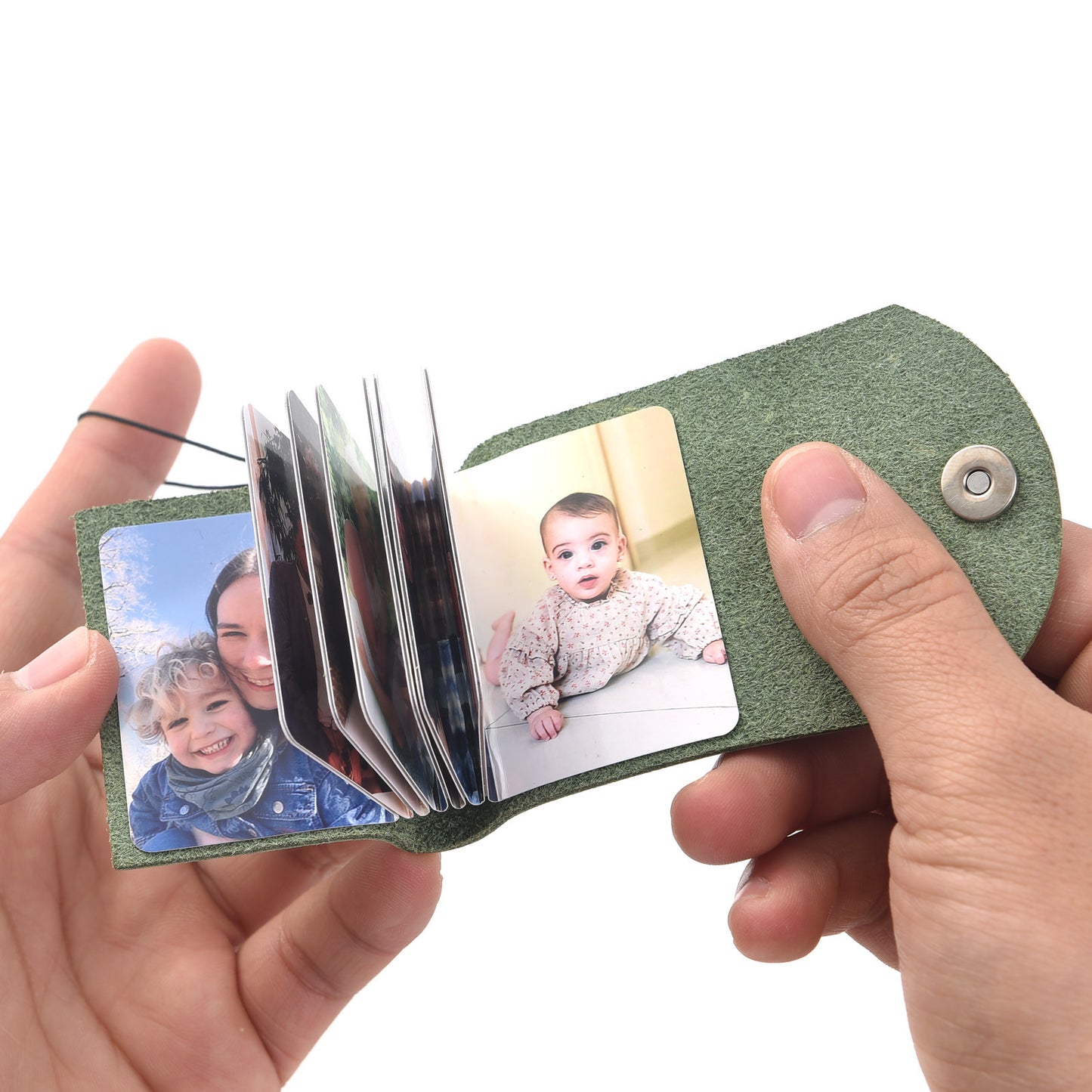💕Mothers day gift Personalised Mini Photo Album Keychain
