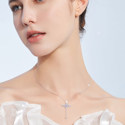 Fluttering Angel Wing Necklace