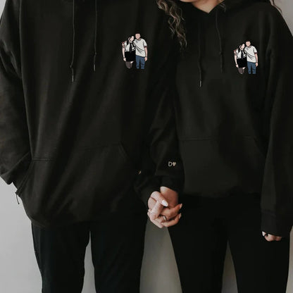 💕Personalized Portrait Matching Hoodies