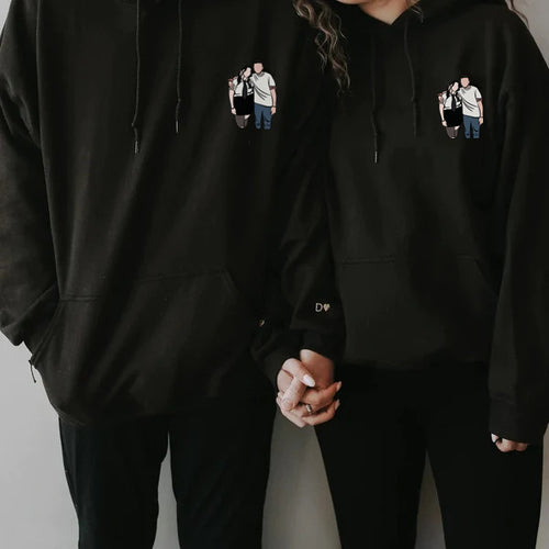 💕Personalized Portrait Matching Hoodies