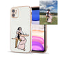 Custom Portrait Phone Case (Gold edge)