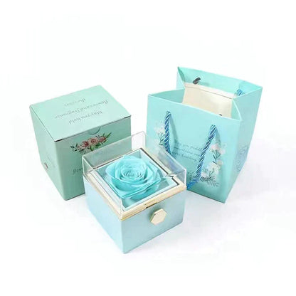 Forever Flower Promise Ring/Necklace Box