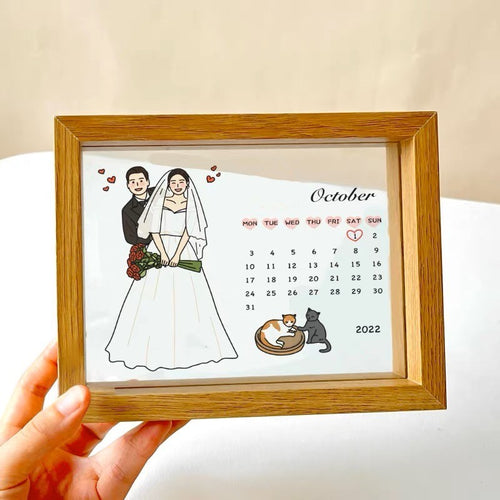 Custom Portrait Glass Frame