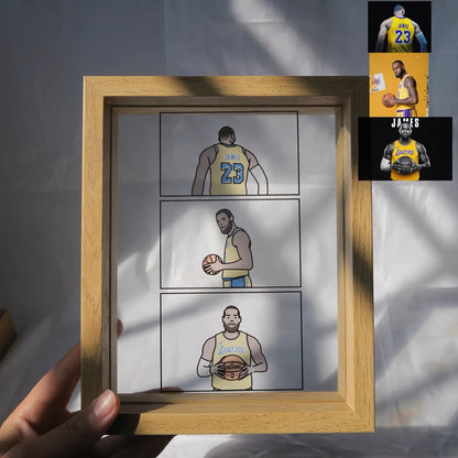 Custom Portrait Glass Frame