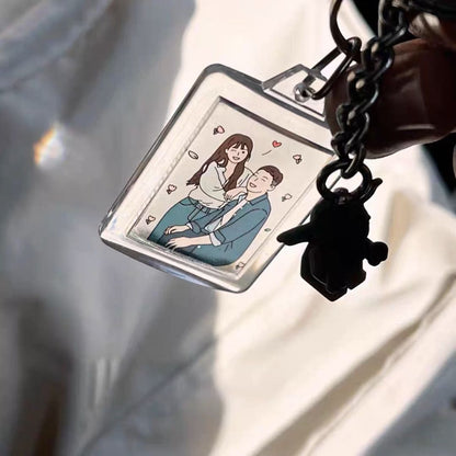 Custom Portrait Glass Frame