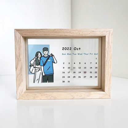 Custom Portrait Glass Frame