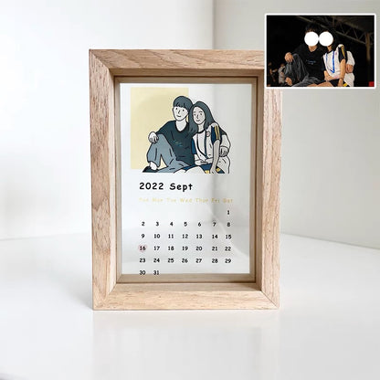 Custom Portrait Glass Frame