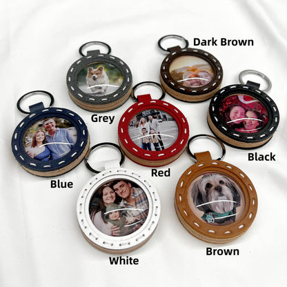 Personalized Leather Keychian