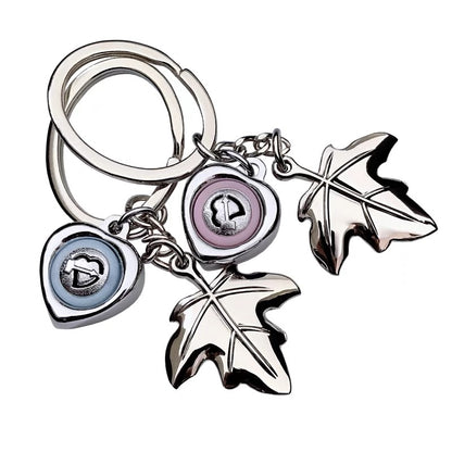 Lover Keychain Heart Together Make Sound " I Love You "