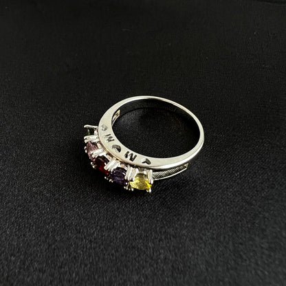 Family Birthstones Ring-Mother's Jewelry
