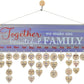 Wooden Reminder Tracker Calendar Board Wall Hanging