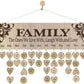 Wooden Reminder Tracker Calendar Board Wall Hanging