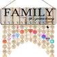 Wooden Reminder Tracker Calendar Board Wall Hanging