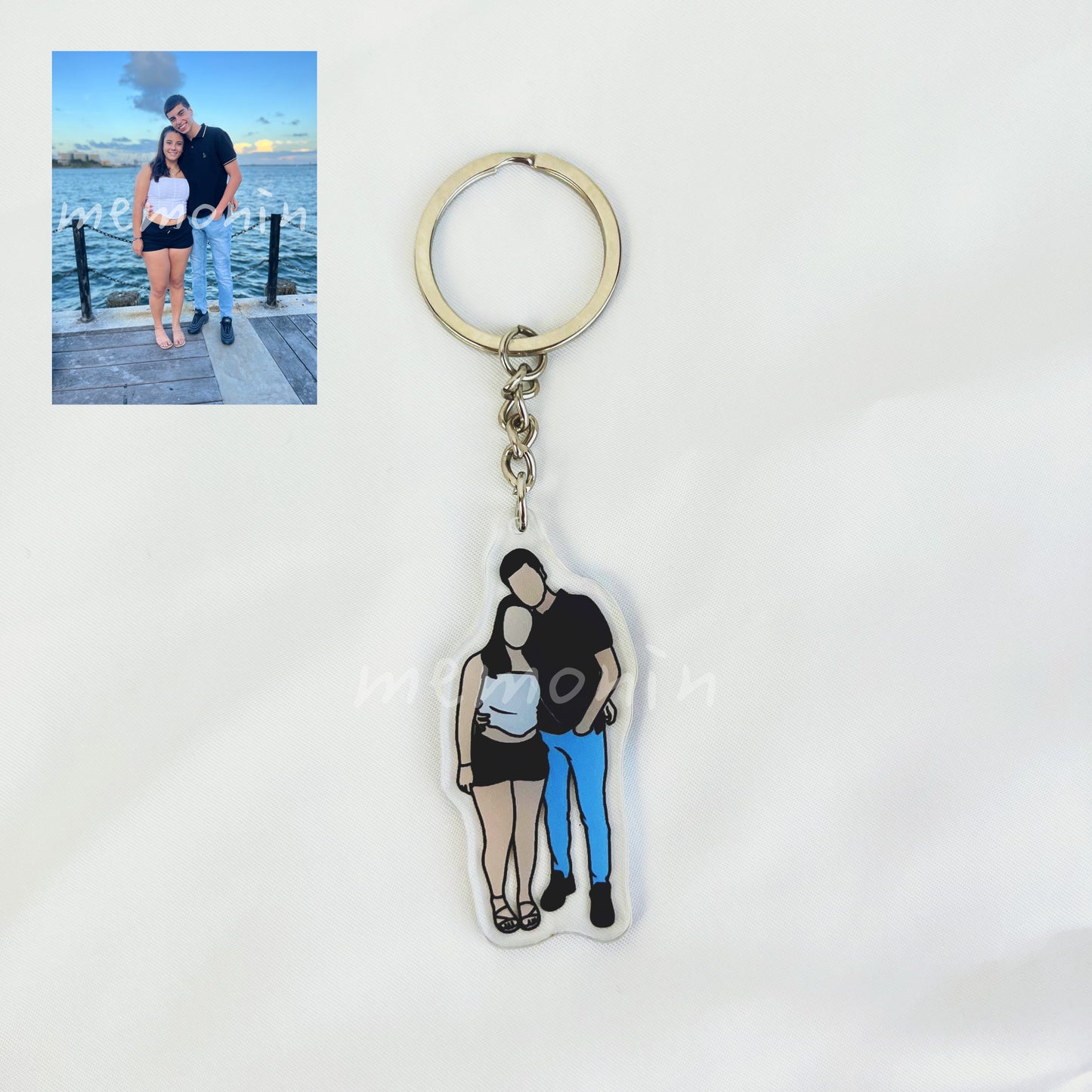 Personalized Portrait Keychain