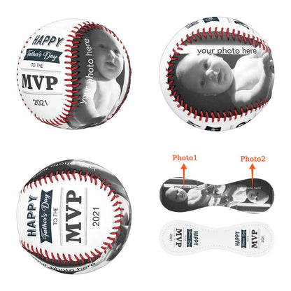 Personalized Photo Baseball - Father's Day Baseball Gifts for Baseball Lovers