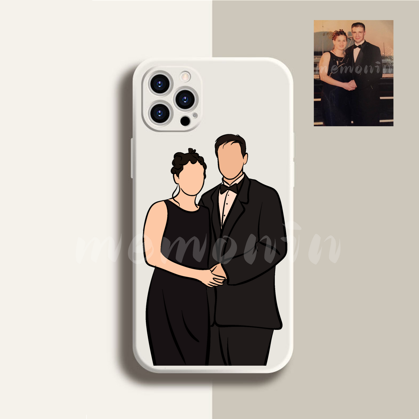 Custom Portrait Phone Case (Liquid silicone)