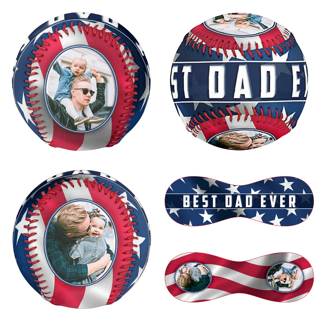 Personalized Photo Baseball - Father's Day Baseball Gifts for Baseball Lovers