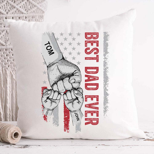 BEST DAD EVER Custom Pillow Cushion