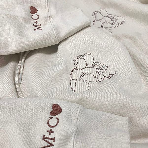 Personalized REAL Embroidered Hoodie ✨