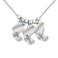 Christmas Gift Personalized Mom Necklace With Baby Feet