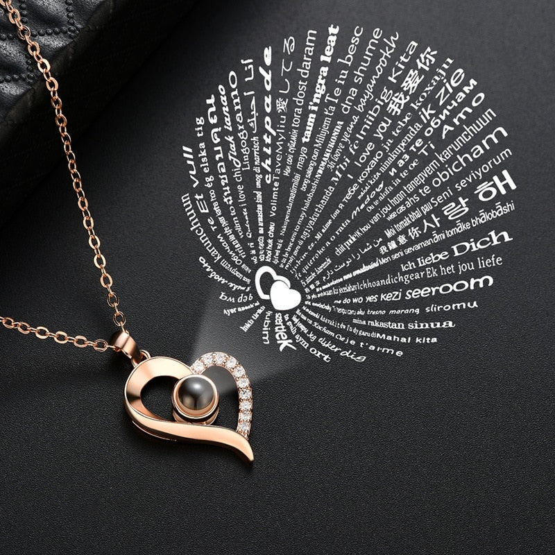 I Love you in 100 Languages Necklace