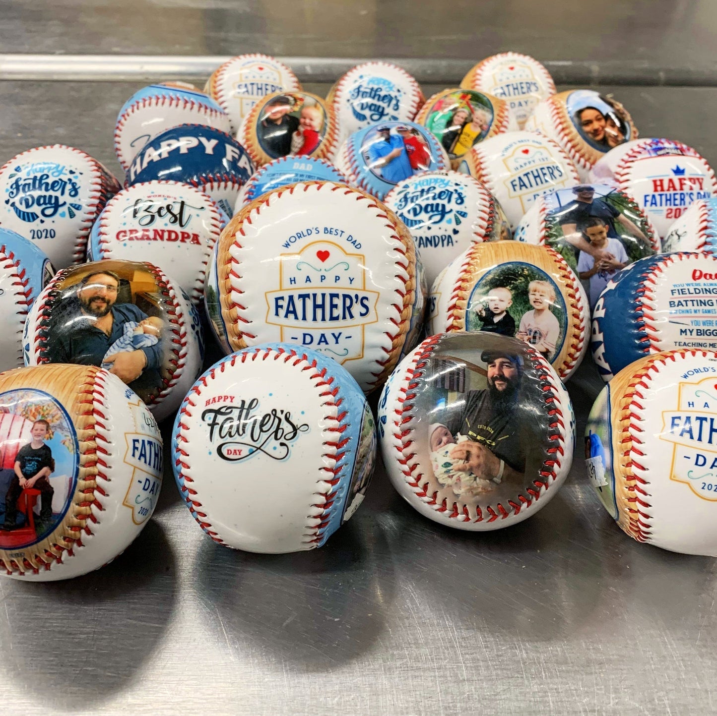 Personalized Photo Baseball - Father's Day Baseball Gifts for Baseball Lovers
