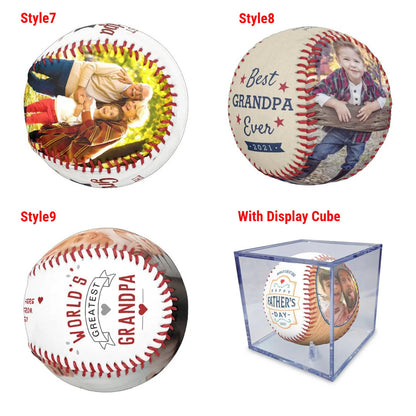 Personalized Photo Baseball - Father's Day Baseball Gifts for Baseball Lovers