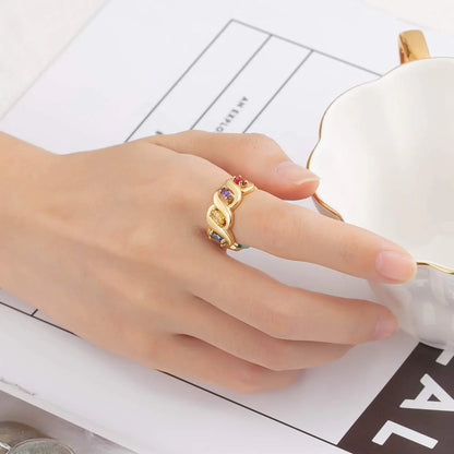 💕Personalized Mothers Rings with Birthstones