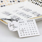 Personalized engraved calendar keychain