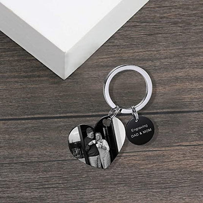 Personalized engraved calendar keychain