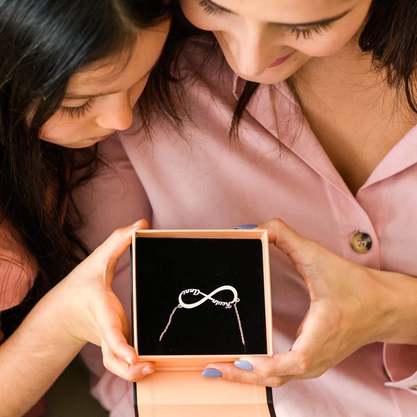 Infinity Necklace With Names