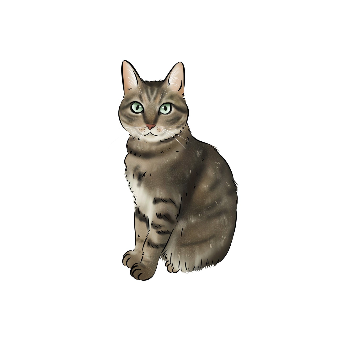 Custom Cartoon Pet Portrait