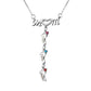 Christmas Gift Personalized Mom Necklace With Baby Feet
