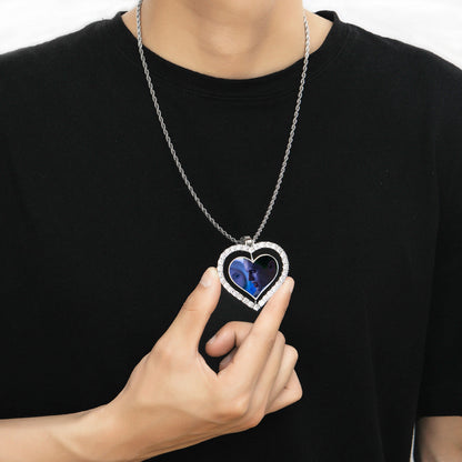 Custom Double Sided Spinning Photo Pendant