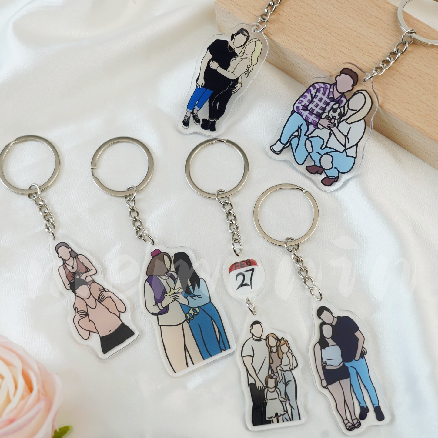 Personalized Portrait Keychain