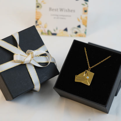 PERSONALIZED LOVE LETTER NECKLACE❤