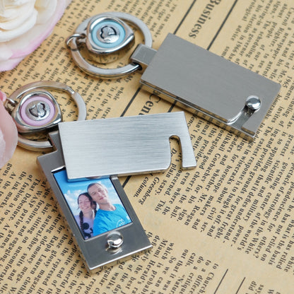 Lover Keychain Heart Together Make Sound " I Love You "