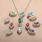 Multicolor Crystal Birthday Stone Necklace