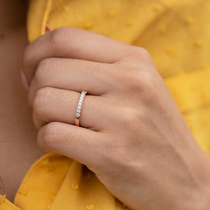 Twine Personalized Halo Engagement Ring Stack