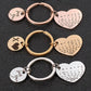 Personalized engraved calendar keychain