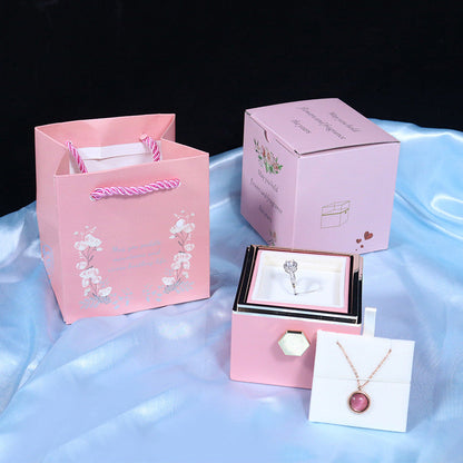 Forever Flower Promise Ring/Necklace Box