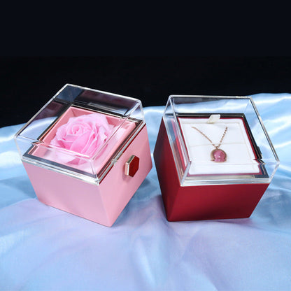 Forever Flower Promise Ring/Necklace Box