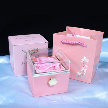 Forever Flower Promise Ring/Necklace Box