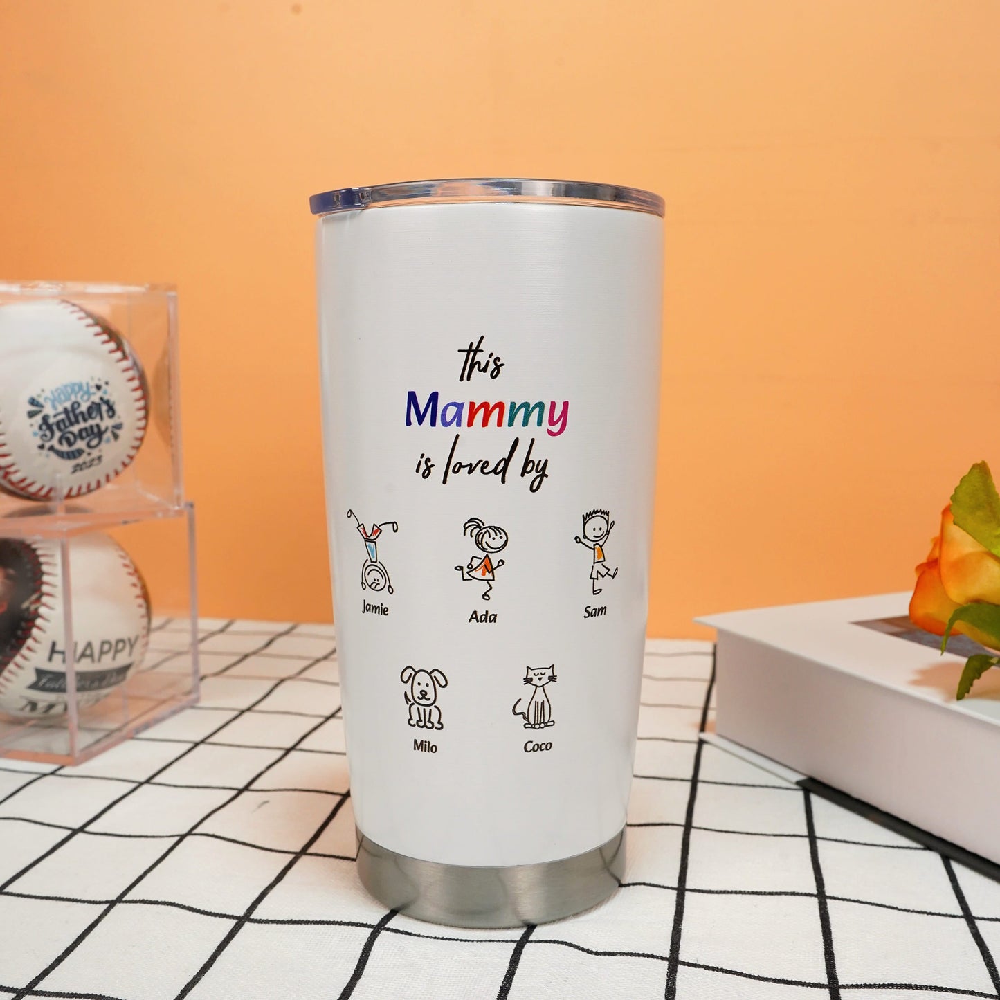 This Daddy is loved by Custom Tumbler