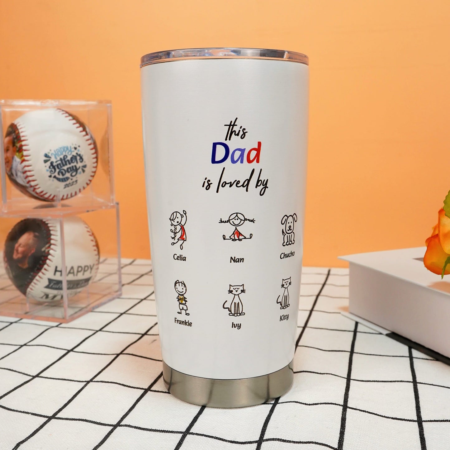 This Daddy is loved by Custom Tumbler