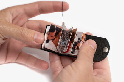 Valentines Day Mini Photo Album Keychain