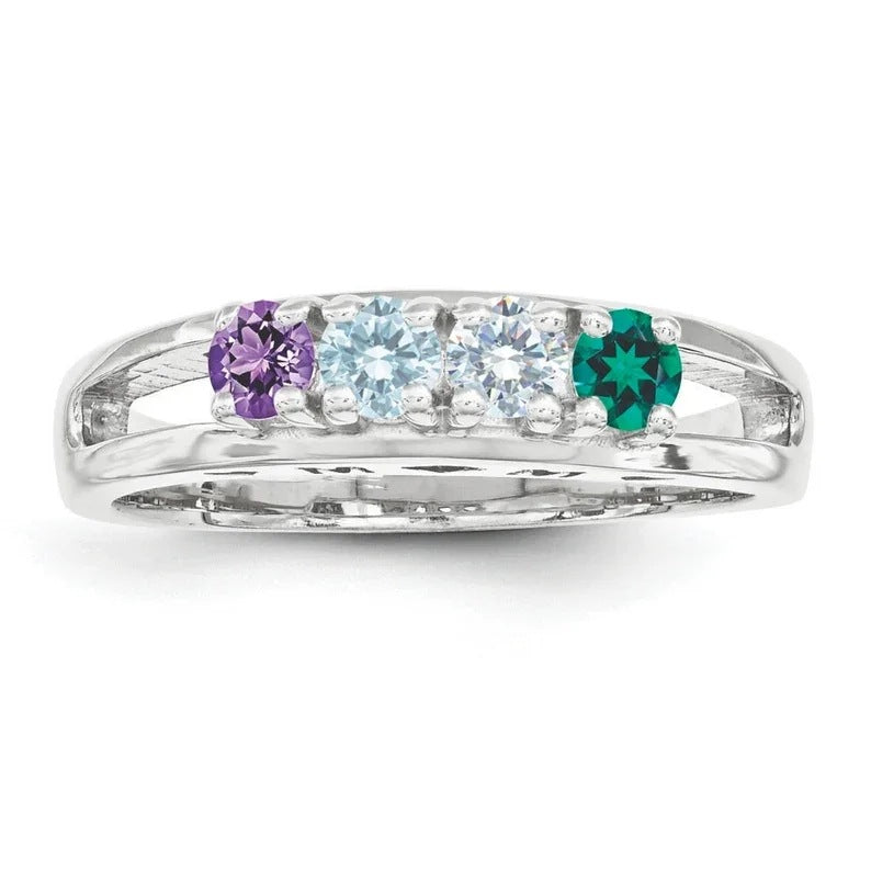 Family Birthstones Ring-Mother's Jewelry