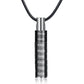Personalized Engraved Cylinder Bar Necklace