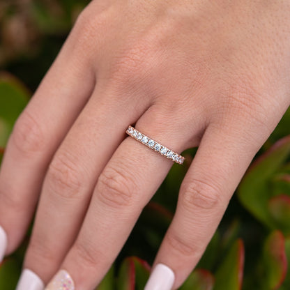 Twine Personalized Halo Engagement Ring Stack