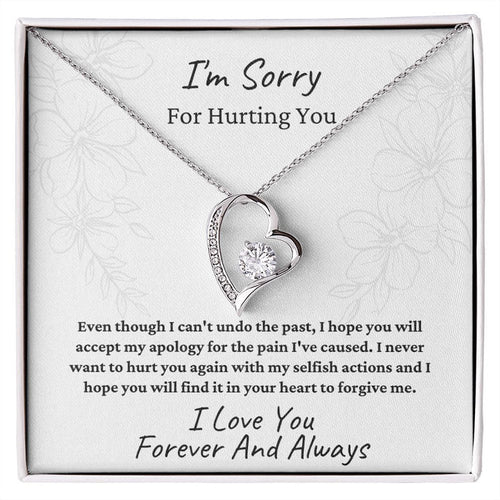 I'm Sorry For Hurting You Flower | Forever Love Necklace